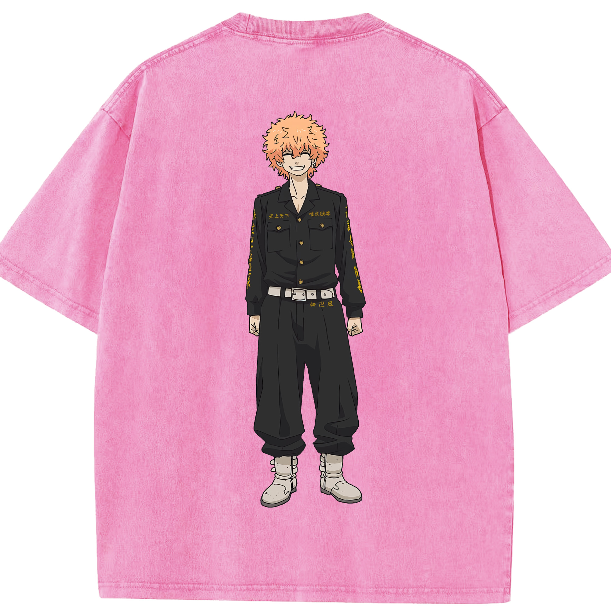 （画像用） 東京リベンジャーズ Tokyo Revengers 綿100% ヴィンテージ風 半袖Tシャツ（背面プリント）